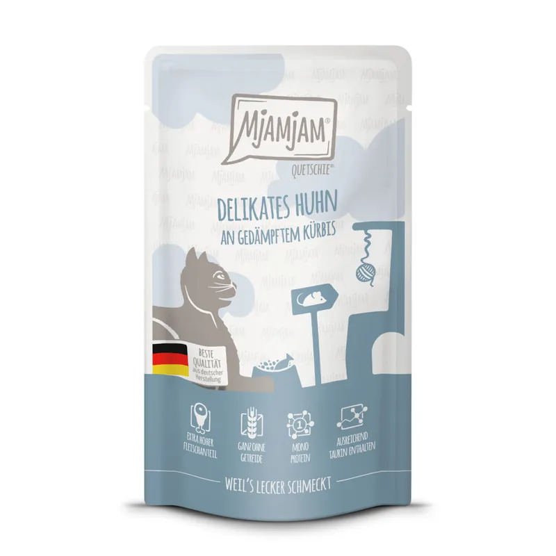 MJAMJAM Pouchbeutel Huhn & Kürbis 125 g Aktuell